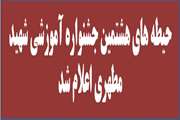 حیطه های هشتمین جشنواره آموزشی شهید مطهری اعلام شد