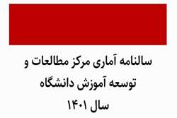 انتشار سالنامه آماری فعالیت های مرکز مطالعات و توسعه آموزش دانشگاه علوم پزشکی تهران در سال 1401