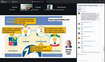 وبینار بین‌المللی Student Engagement in Medical Education با حضور اساتید داخلی و بین‌المللی